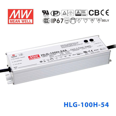 Mean Well HLG-100H-54 Power Supply 100W 54V 1.77A