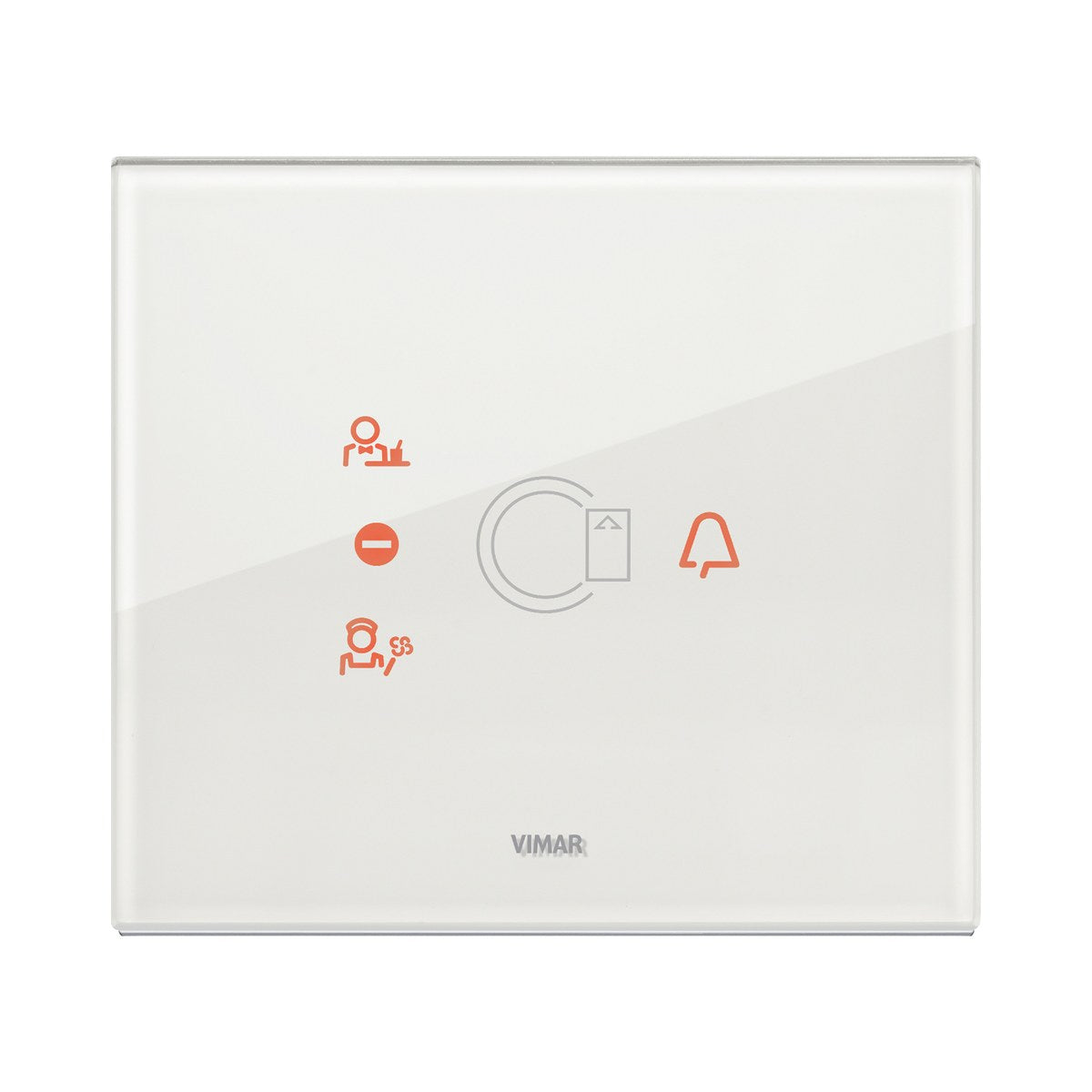 Vimar Plate 3M F/Transponder White Diamond