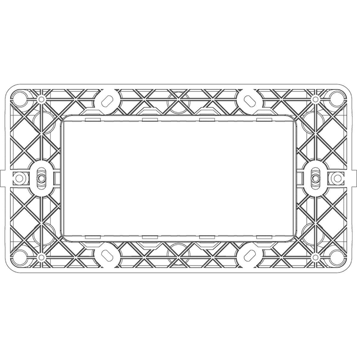 Vimar Plana  frame 4M + Screws - PHOTO 2