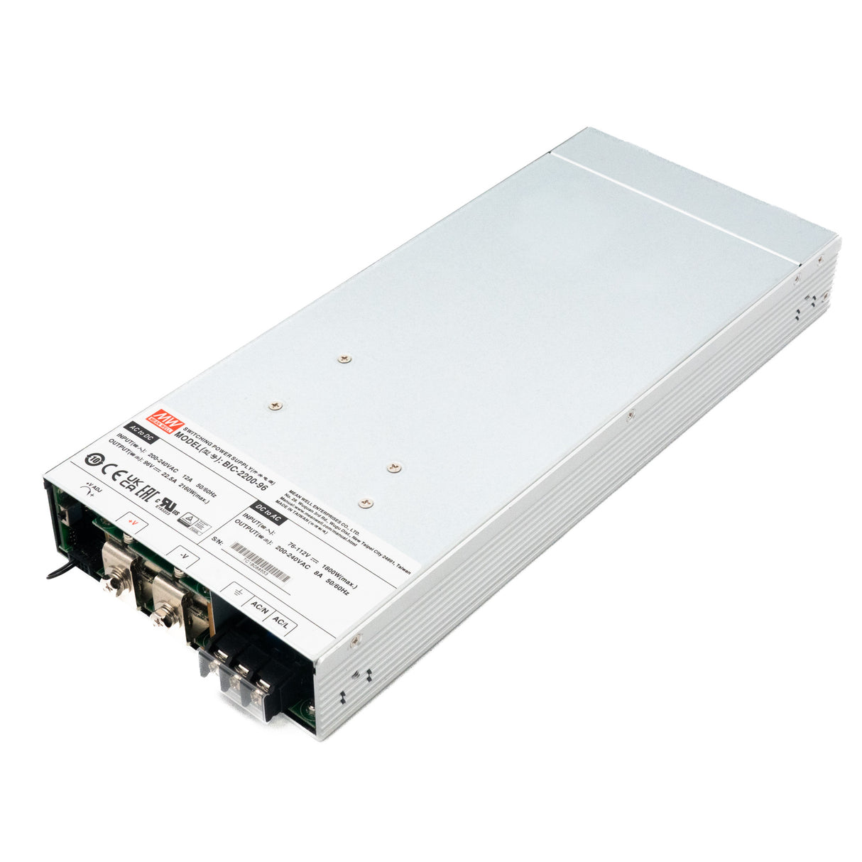 Mean Well BIC-2200-96 Bidirectional Power Supply with Energy Recycle Function 2.2KW 22.5A - PHOTO 1