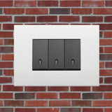Vimar Arke Plastic 3 Gang switch - White - 16A - PHOTO 15