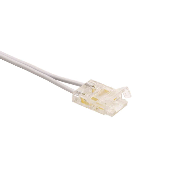 Power Feed For 10mm Single Colour COB - Grey and White 2Pin