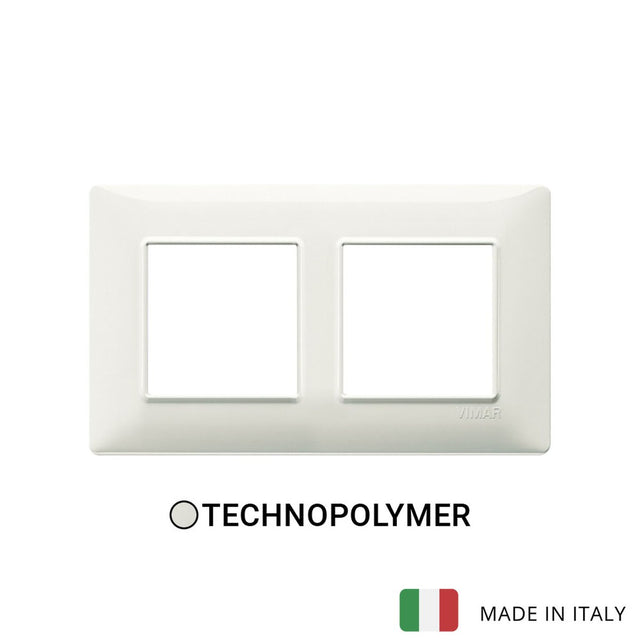 Vimar Plana Plate 4M(2+2) 57mm Technopolymer Ivory