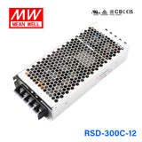 Mean Well RSD-300C-12 DC-DC Converter - 201.6W - 33.6~62.4V in 12V out 22.5A