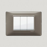 Vimar Plana Plastic 3 Gang Switch - Reflex Ash - 16A - PHOTO 8