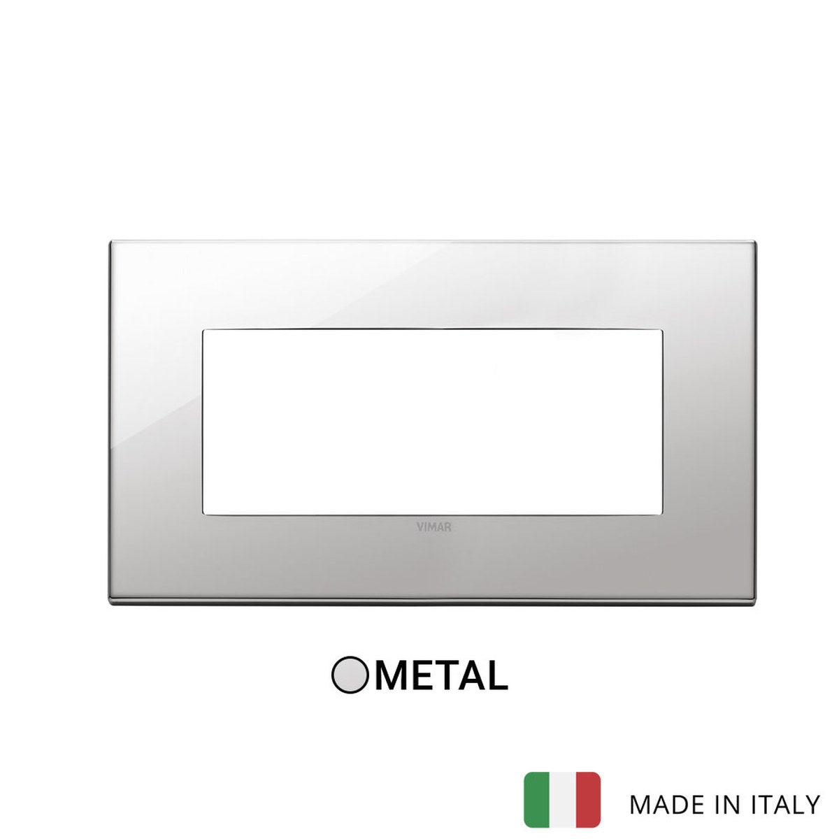 Vimar Eikon Exe Plate 5M Metal Nickel