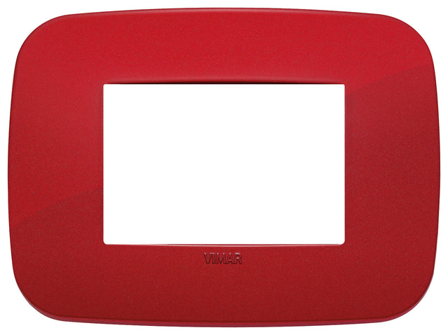 Vimar Arke Round Plate 3M Technopolymer Red