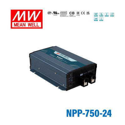 Mean Well NPP-750-24 756W 24V Battery Charge& Power Supply 2-in-1, Selectable via Jumper 22.5A
