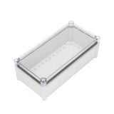 Boxco S-Series 190x380x130mm Plastic Enclosure, IP67, IK08, PC, Transparent Cover, Screw Type - PHOTO 1