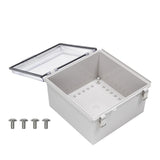 Boxco P-Series 300x300x180mm Plastic Enclosure, IP67, IK08, PC, Transparent Cover, Molded Hinge and Latch Type - PHOTO 3