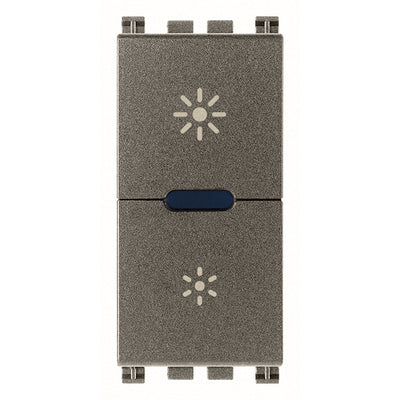 Vimar Arke Universal Master Push Dimmer 230V Aluminium