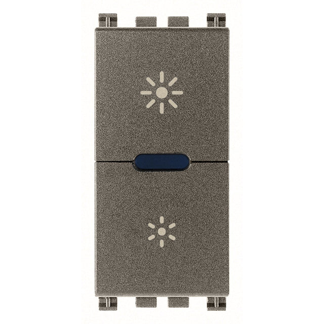 Vimar Arke Universal Master Push Dimmer 230V Aluminium