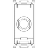 Plana F Type Female Socket Connector White - PHOTO 2
