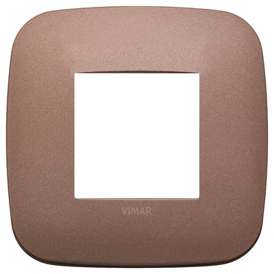Vimar Arke Round Plate 2M Metal Matt Bronze