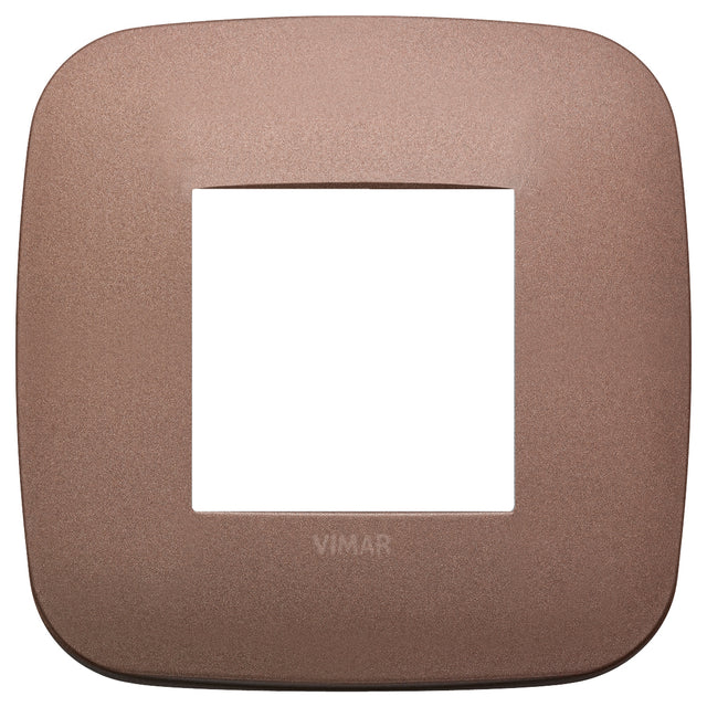 Vimar Arke Round Plate 2M Metal Matt Bronze