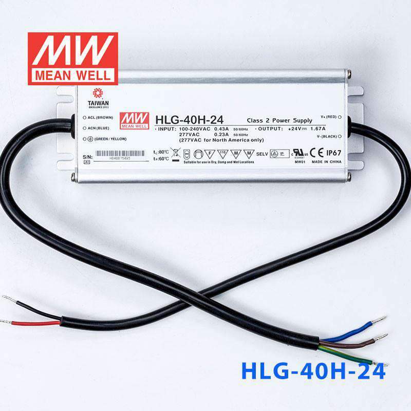 Mean Well HLG-40H-24 Power Supply 40W 24V 1.67A - PHOTO 2