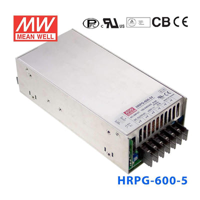 Mean Well HRPG-600-5  Power Supply 600W 5V 120A