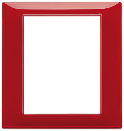 Vimar Plana Plate 8M Technopolymer Reflex Ruby