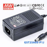 Mean Well GST25A05-P1J Power Supply 20W 5V 4A