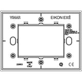 Vimar Eikon Plate 3M Metal Anthracite Grey - PHOTO 2