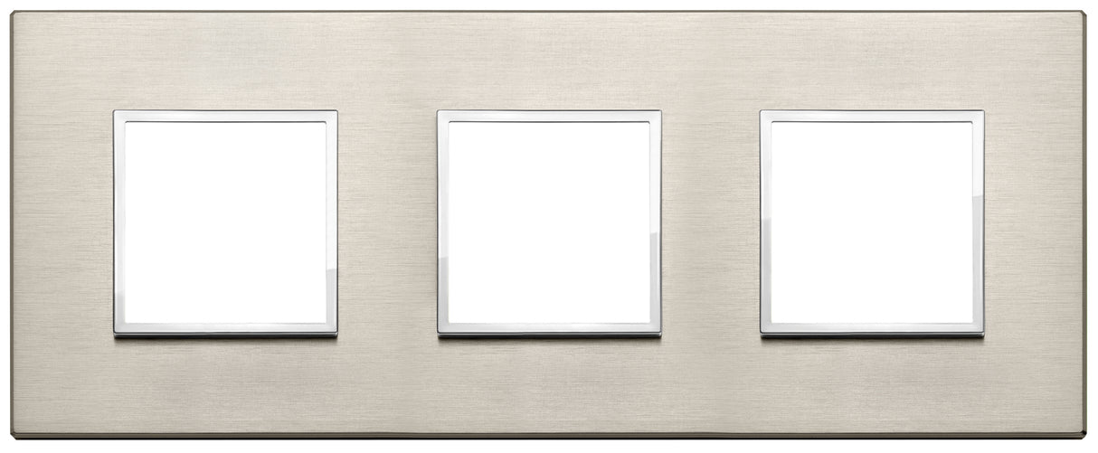 Vimar Eikon Evo Plate 6M (2+2+2) 71MM Aluminium Neutral Bronze