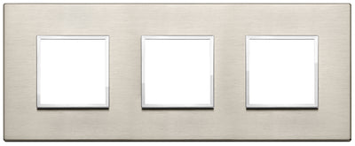 Vimar Eikon Evo Plate 6M (2+2+2) 71MM Aluminium Neutral Bronze