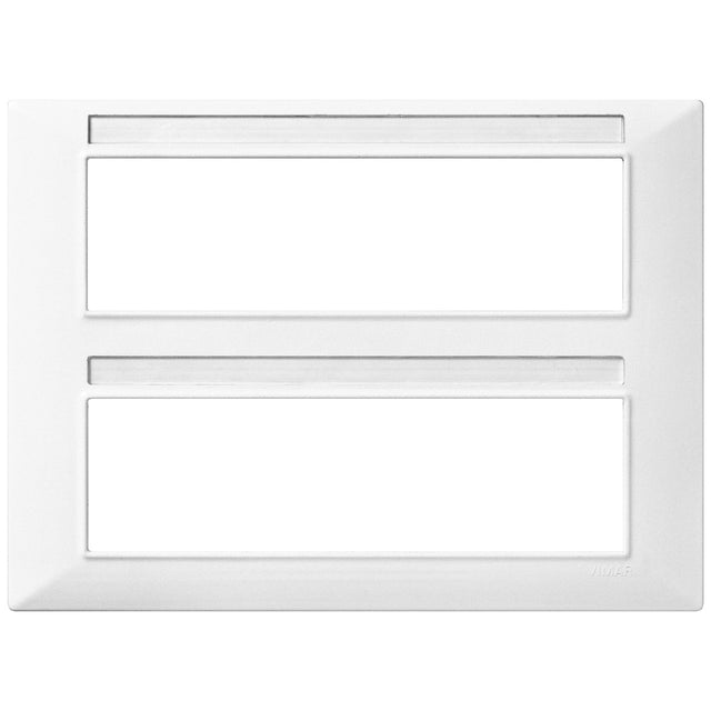 Vimar Plana Plate 14M Technopolymer White