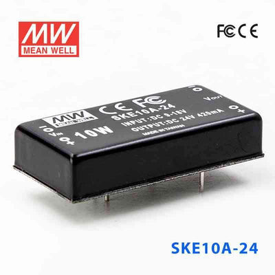 Mean Well SKE10A-24 DC-DC Converter - 10W - 9~18V in 24V out 420mA