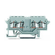 Wago 280-626 Double Potential Terminal Block 2.5mm² Lateral Marker Slots for DIN-rail CAGE CLAMP® Gray