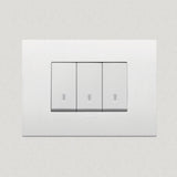 Vimar Arke Plastic 3 Gang switch - White - 16A - PHOTO 2