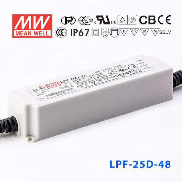 Mean Well LPF-25D-48 Power Supply 25W 48V - Dimmable 530mA