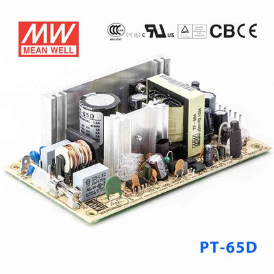 Mean Well PT-65D Power Supply 65W 5V 12V 24V 4A