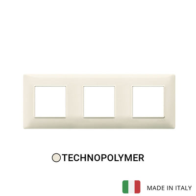 Vimar Plana Plate 6M(2+2+2) 71mm Technopolymer Beige