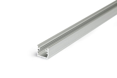 Archilight TERRAM LED Extrusion Profile Floor Recessed - 2 Metre - No Diffuser - Silver