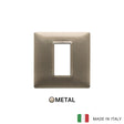 Vimar Plana Plate 1M Metal Metallized Bronze