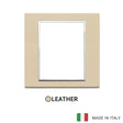 Vimar Eikon Evo Plate 8(4+4)M Leather Cream