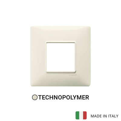Vimar Plana Plate 2M BS Technopolymer Beige