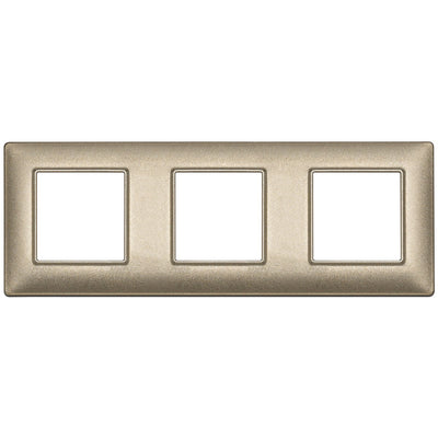 Vimar Plana Plate 6M Technopolymer Bronze