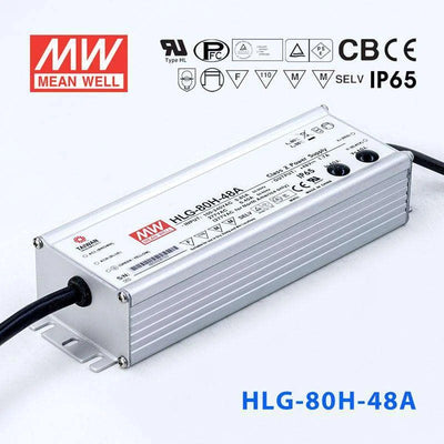 Mean Well HLG-80H-48A Power Supply 80W 48V - Adjustable 1.7A