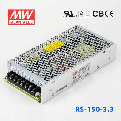 Mean Well RS-150-3.3 Power Supply 150W 3.3V 30A