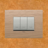 Vimar Eikon Wood 3 Gang Switch - Oak - 16A - PHOTO 7