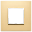 Vimar Eikon Evo Plate 2M Aluminium Satin Gold