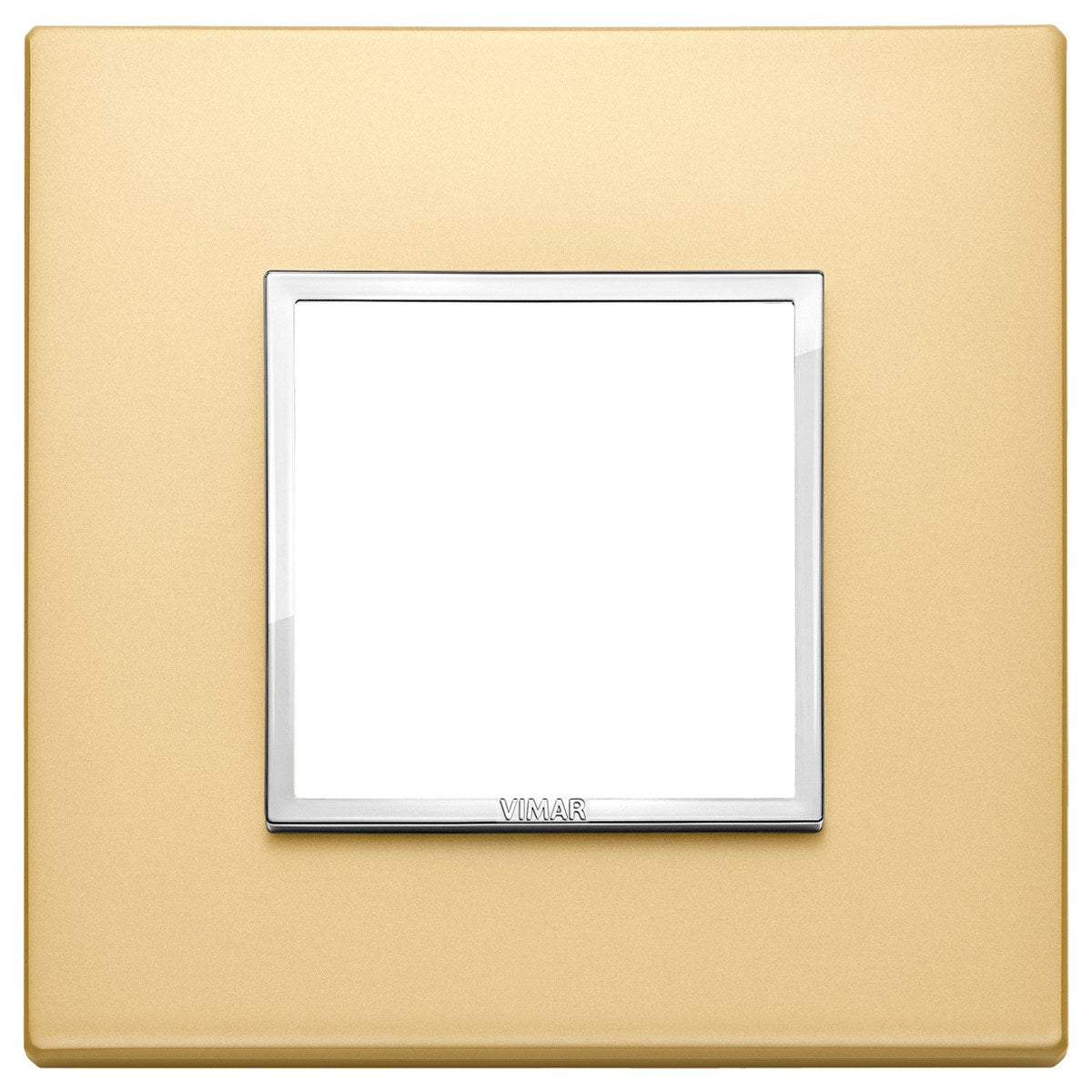 Vimar Eikon Evo Plate 2M Aluminium Satin Gold