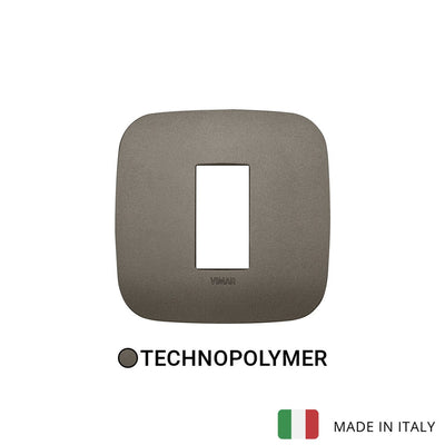 Vimar Arke Round Plate 1M Technopolymer Metal
