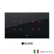 Vimar Eikon Tactil Plate 5MBS (2+blank+2) Crystal Blackdiam