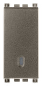 Vimar Arke 1P NO 10A Push Button Grey