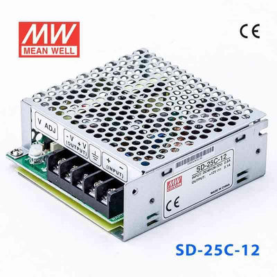 Mean Well SD-25C-12 DC-DC Converter - 25W - 36~72V in 12V out 2.1A