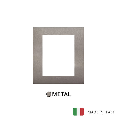 Vimar Arke Classic Plate 8M Metal Matt Titanium