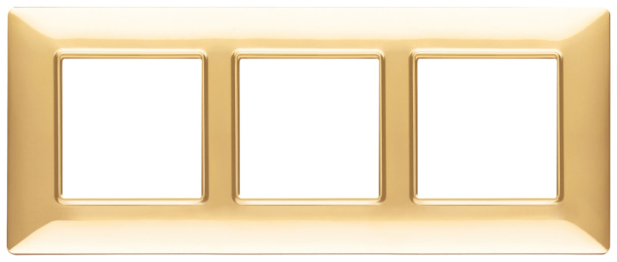Vimar Plana Plate 6M Technopolymer Polished Gold