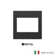 Vimar Eikon Exe Plate 3M Metal Anthracite Grey